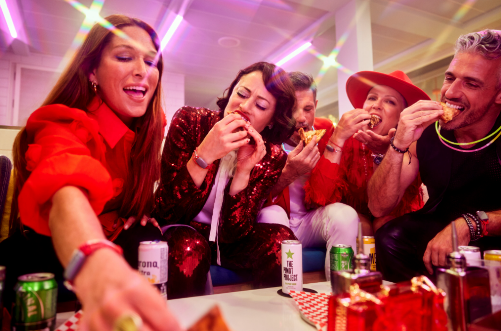 Having fun with friends on a Virgin Voyages cruise!