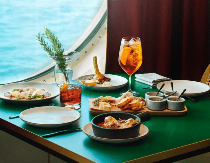The perfect meal on Virgin Voyages